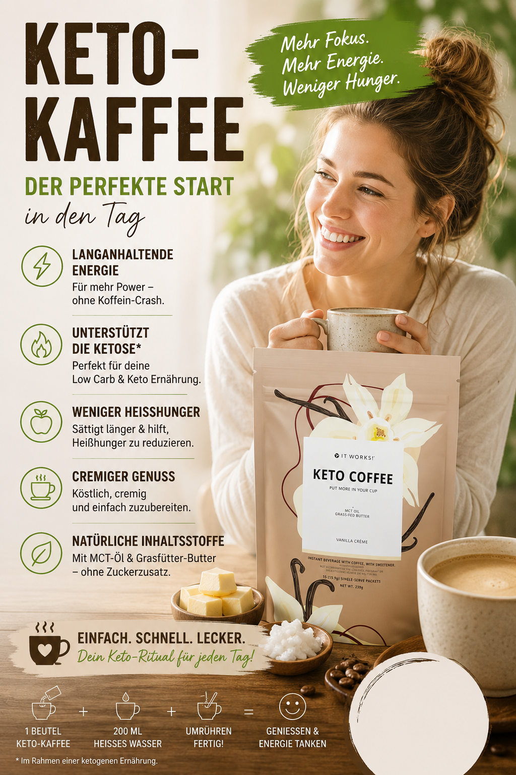 Keto Coffee - Vanilla Crème